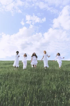 Women in a field
