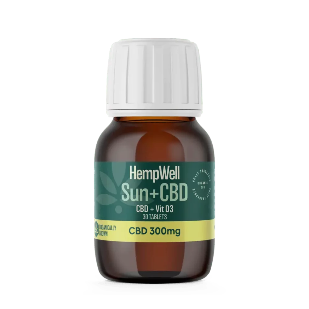 Sun + CBD Tablets with Vit D3 300mg