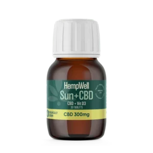 Sun + CBD Tablets with Vit D3 300mg