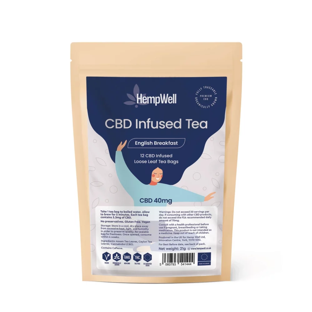 CBD Tea English Breakfast 40mg