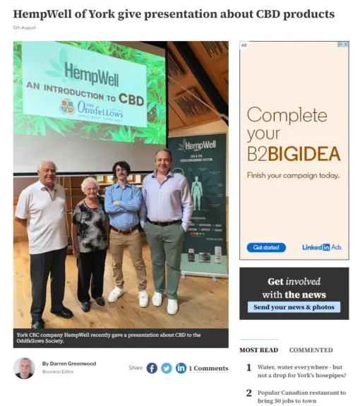 York Press Feature About CBD Seminar