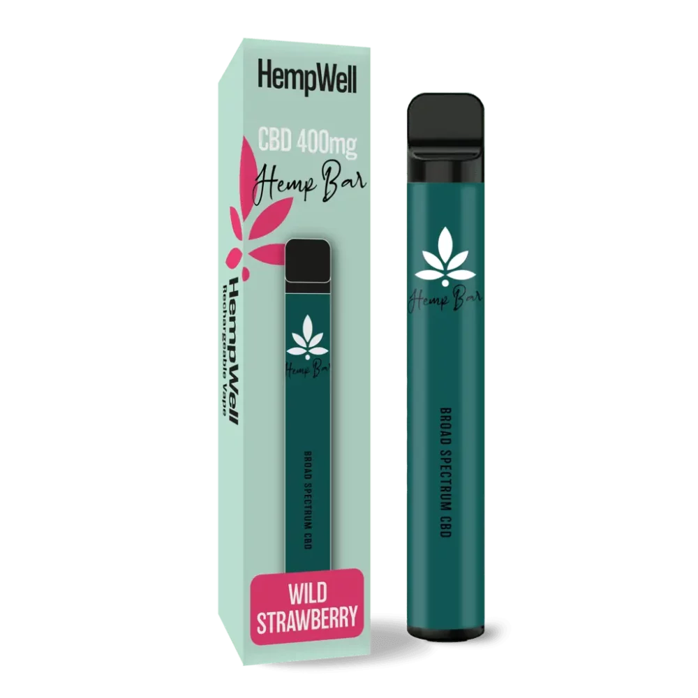 CBD Vape Pod Kit Wild Strawberry 400mg